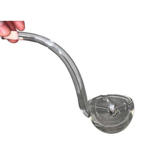 Vintage Clear Glass Punch Bowl Ladle - Picture 1 of 4